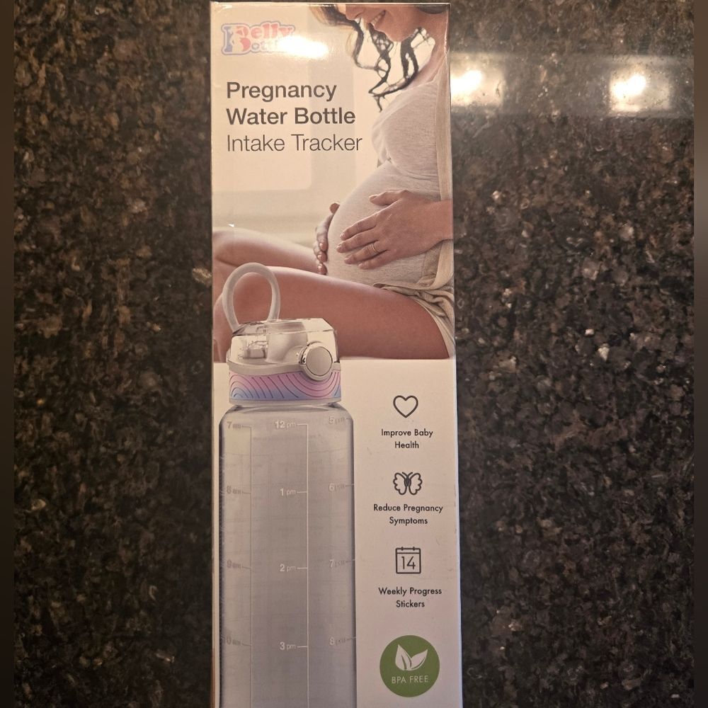 Belly Bottle Pregnancy Water Bottle Intake Tracker